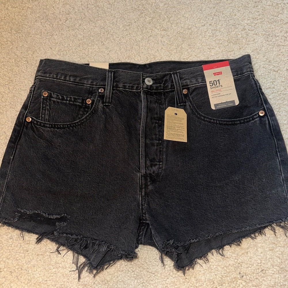 Levi's Women's Dark Denim Jean Shorts